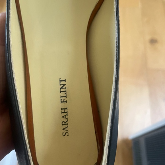 Sarah Flint Natalie Black Vachetta Flat Size 37 - Picture 5 of 15